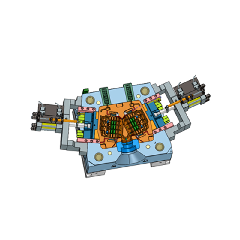 سبائك الألومنيوم يموت الصب لوحة مقصورة البطارية قالب واحد اثنين من الثقوب